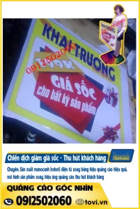 làm chương trình giảm giá khuyến mãi sử dụng manocanh