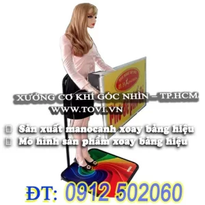 manocanh xoay bảng hiệu quảng cáo