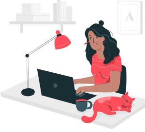 làm việc online từ xa