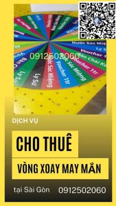 giá thuê vòng xoay may mắn