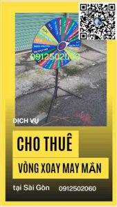 Thiết kế vòng quay trúng thưởng sự kiện