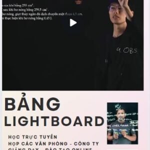 ghi chú tren hình ảnh, sơ đồ của bảng light board